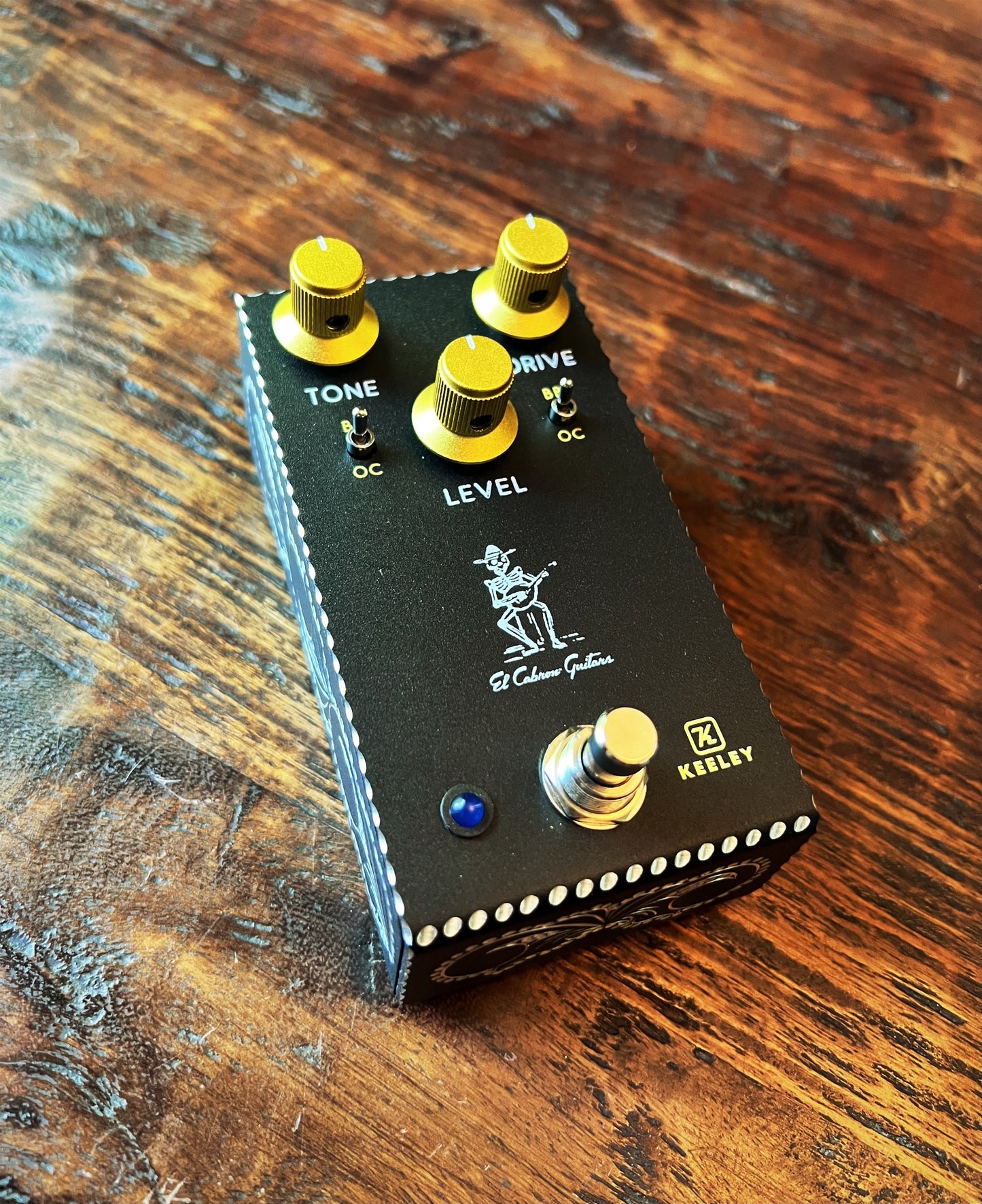 El Cabron / Robert Keeley Custom Blues Disorder (Hand Painted "Hand Engraved")