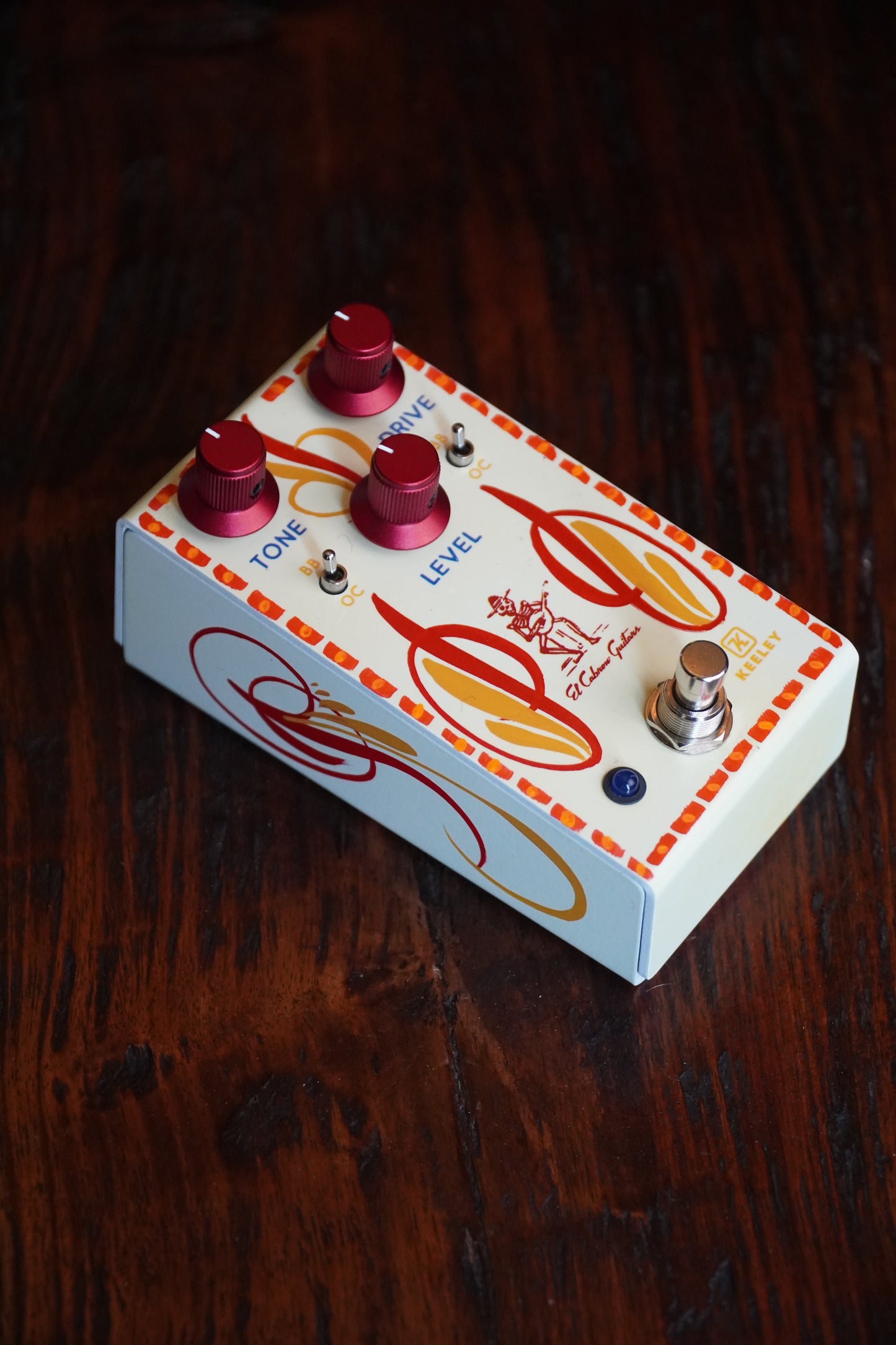 El Cabron / Robert Keeley Custom Blues Disorder (Hand Painted 14 Aged White)