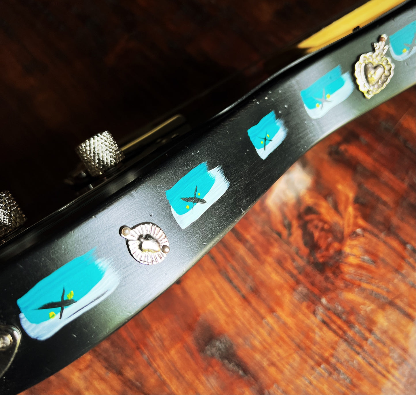 El Cabron™ "Teal Pinstripe" Custom Esquire