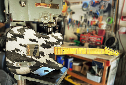 Black & White Cowboy Custom Esquire