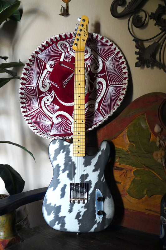 Black & White Cowboy Custom Esquire