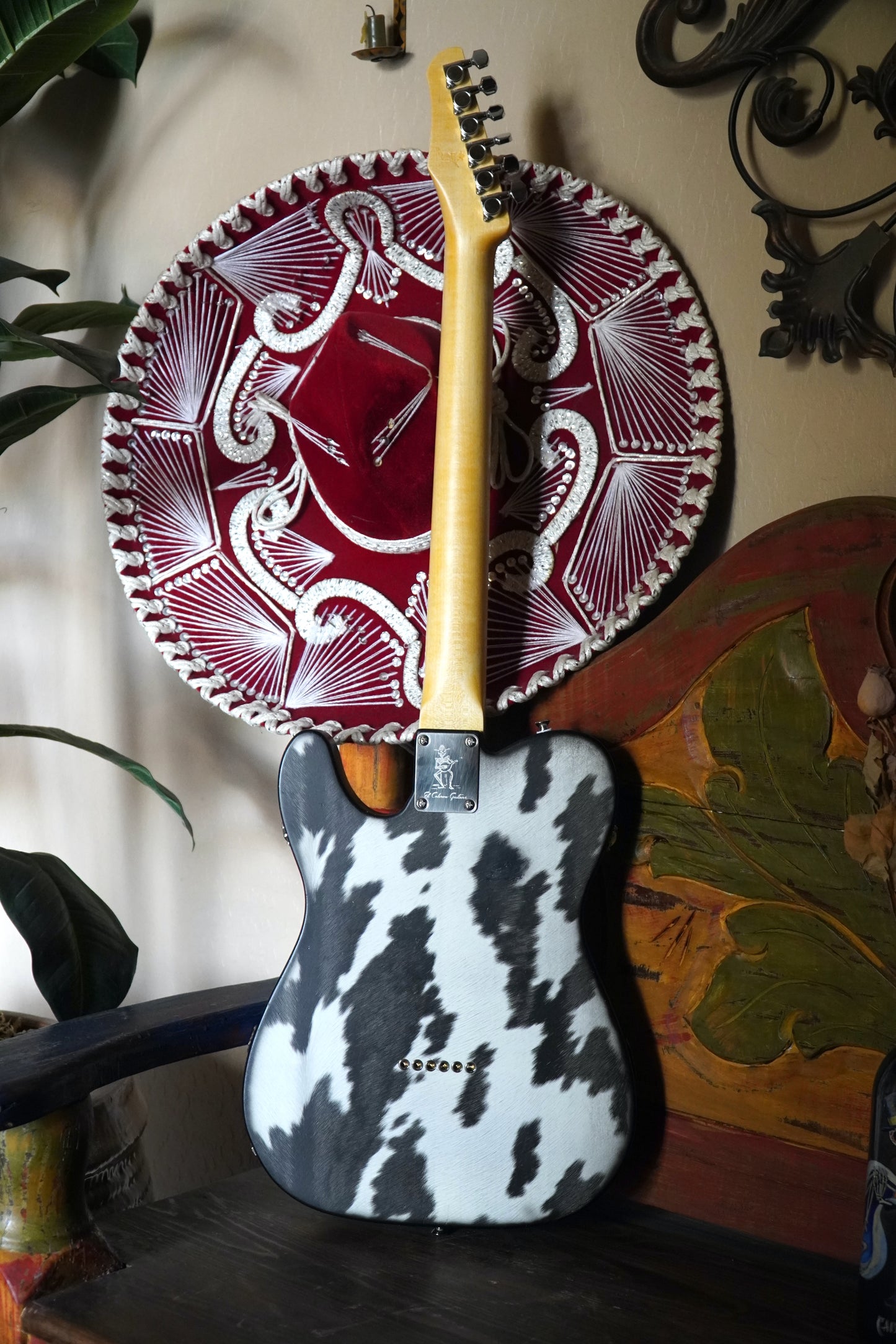 Black & White Cowboy Custom Esquire