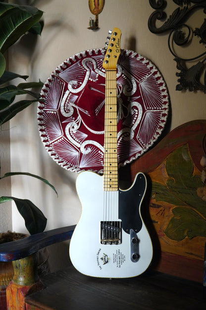White "Prophet Omega" Custom Esquire