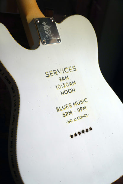 White "Prophet Omega" Custom Esquire