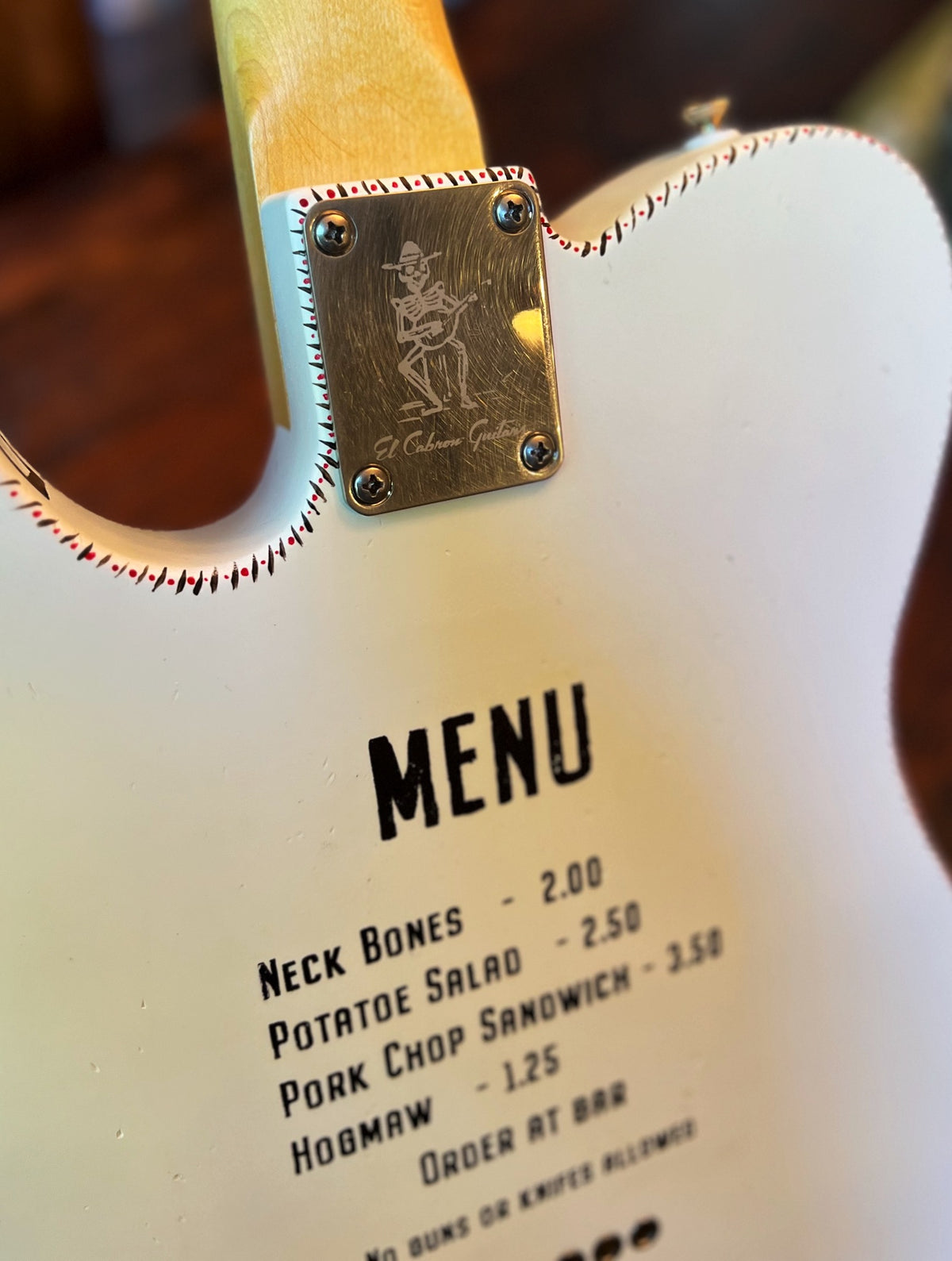 El Cabron™ Guitars Custom Esquire "Eli's Mile High"