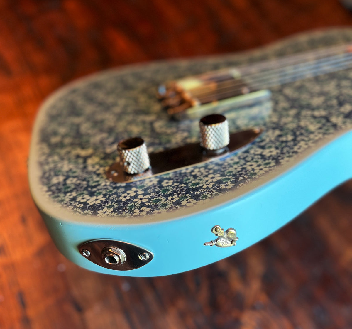 El Cabron™ Guitars Custom Esquire "Blue Flowers"