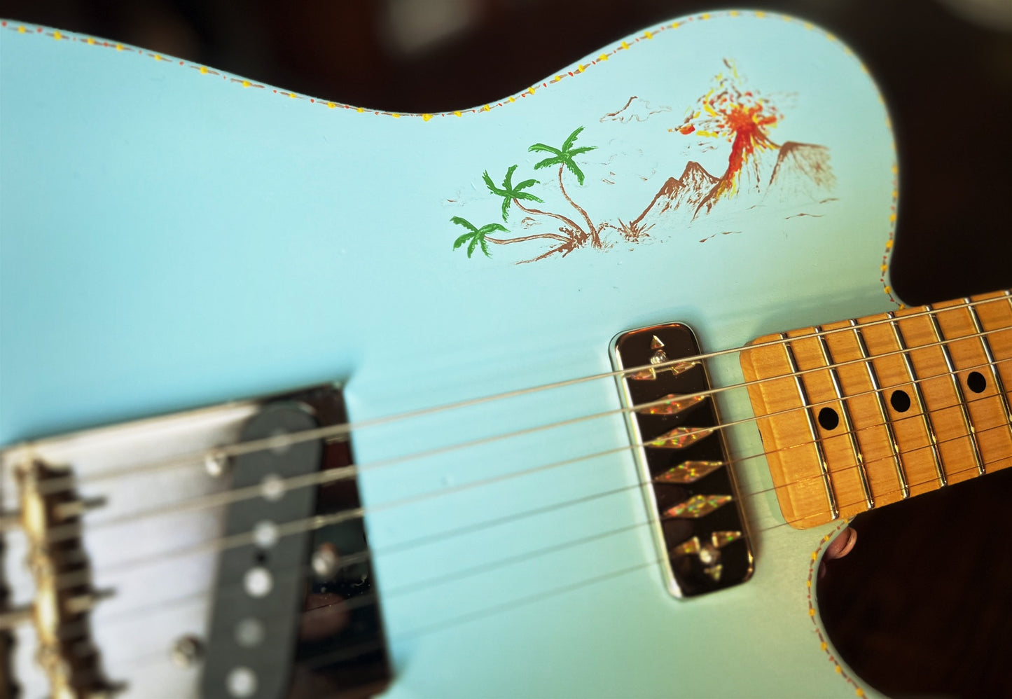 El Cabron™ Two Pickup "Tiki" T Style