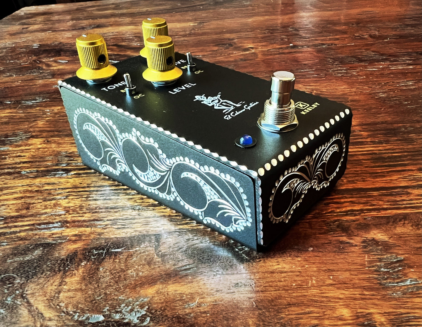 El Cabron / Robert Keeley Custom Blues Disorder (Hand Painted "Hand Engraved")