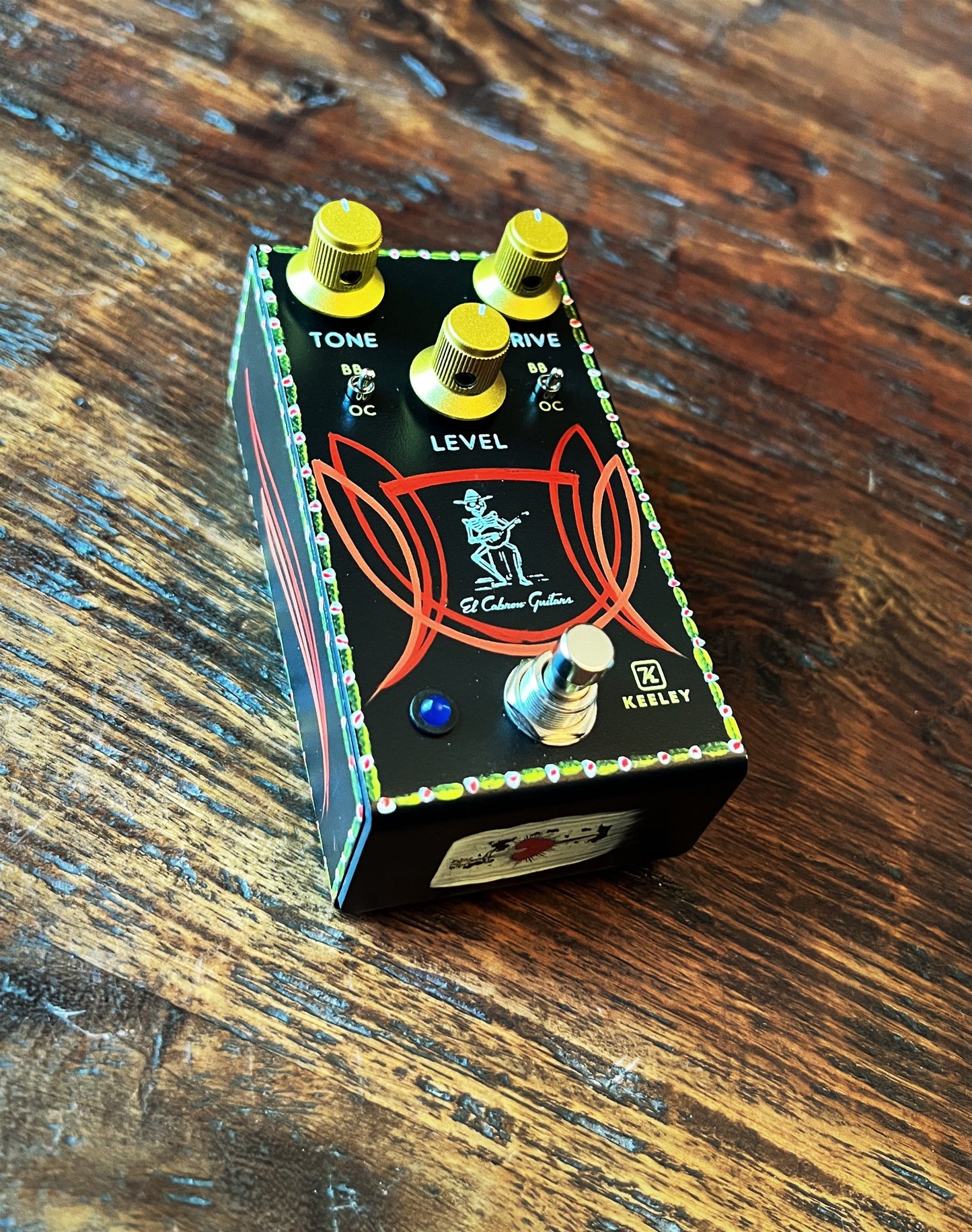 El Cabron / Robert Keeley Custom Blues Disorder (Hand Painted "Pinstripe 1")