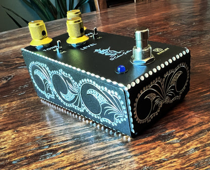 El Cabron / Robert Keeley Custom Blues Disorder (Hand Painted "Hand Engraved")