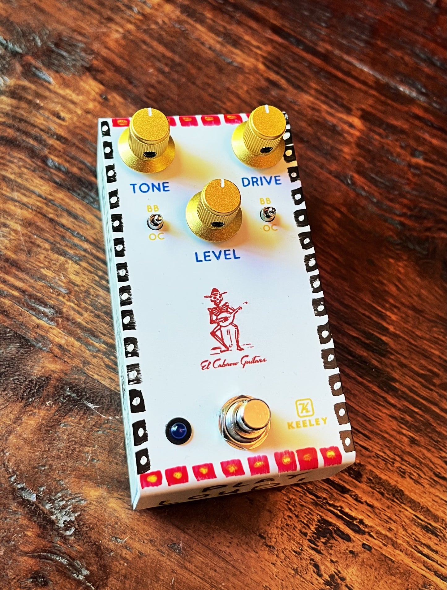 El Cabron / Robert Keeley Custom Blues Disorder (Hand Painted "Play Loud")