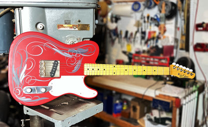 Red Pinstripe Esquire
