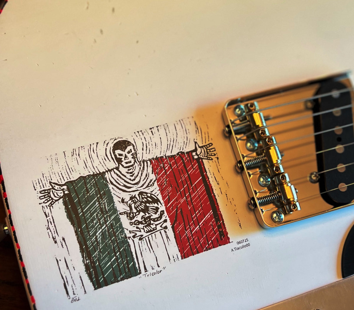 El Cabron™ Guitars Custom Esquire "Lucha Libre"