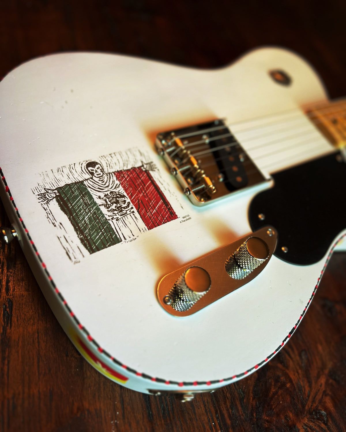 El Cabron™ Guitars Custom Esquire "Lucha Libre"