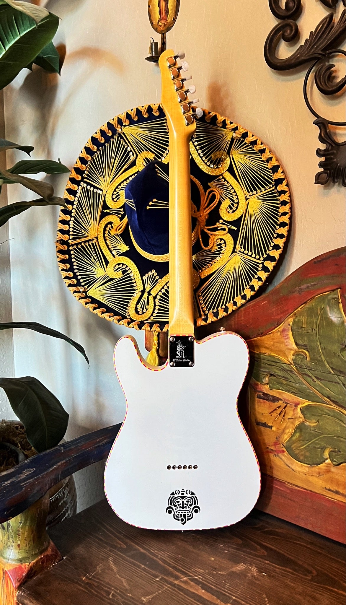 El Cabron™ Guitars Custom Esquire "Papel Picado"