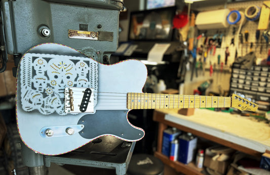 El Cabron™ Guitars Custom Esquire "Papel Picado"