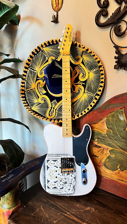 El Cabron™ Guitars Custom Esquire "Papel Picado"