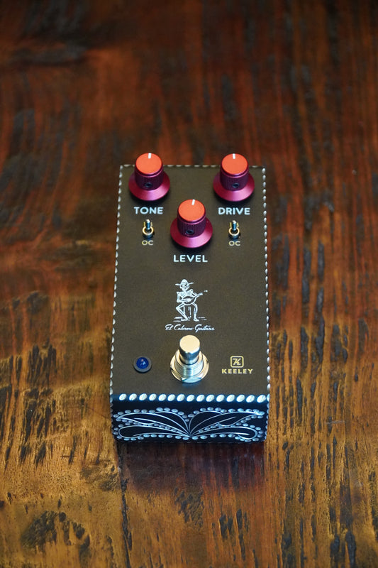 El Cabron / Robert Keeley Custom Blues Disorder (Hand Painted "Hand Engraved") Black