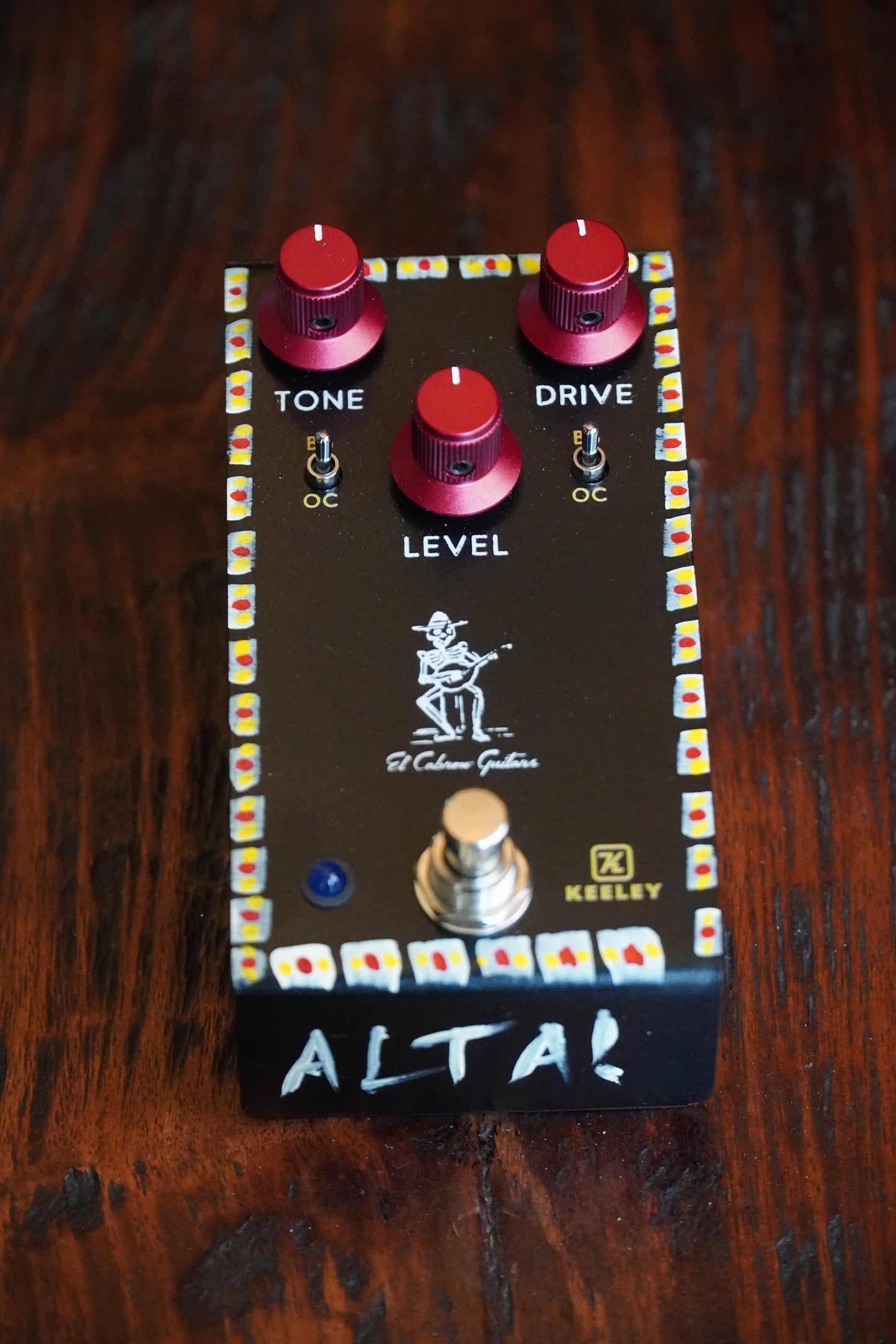 El Cabron / Robert Keeley Custom Blues Disorder (Hand Painted 16)