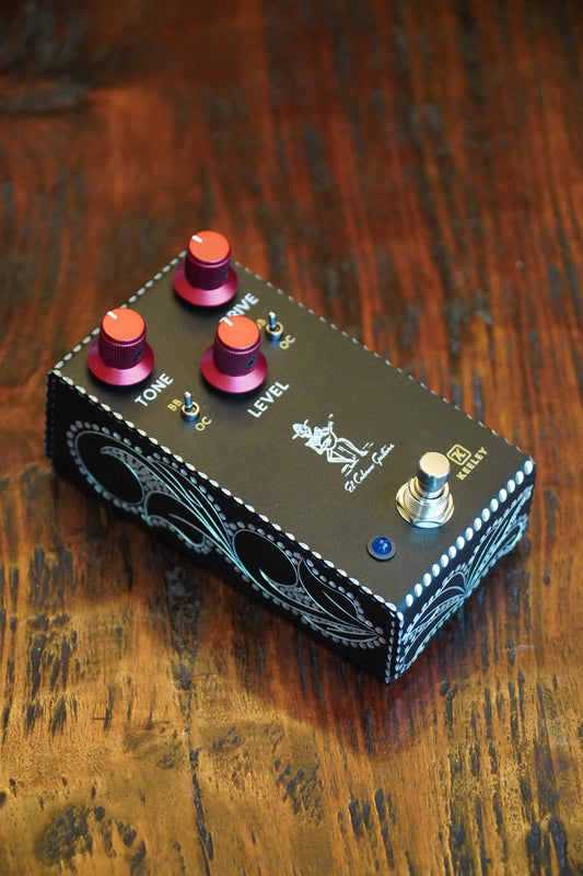 El Cabron / Robert Keeley Custom Blues Disorder (Hand Painted "Hand Engraved") Black