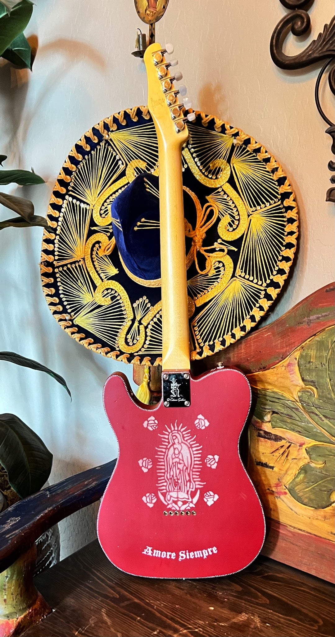 El Cabron™ Guitars Custom Esquire "Red Industrial G12"