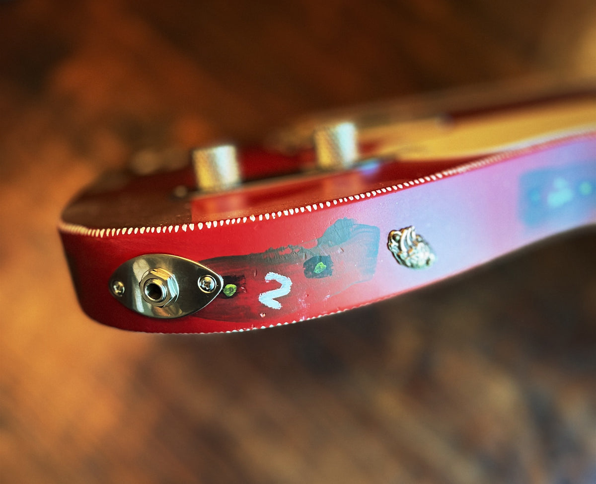 El Cabron™ Guitars Custom Esquire "Red Industrial G12"