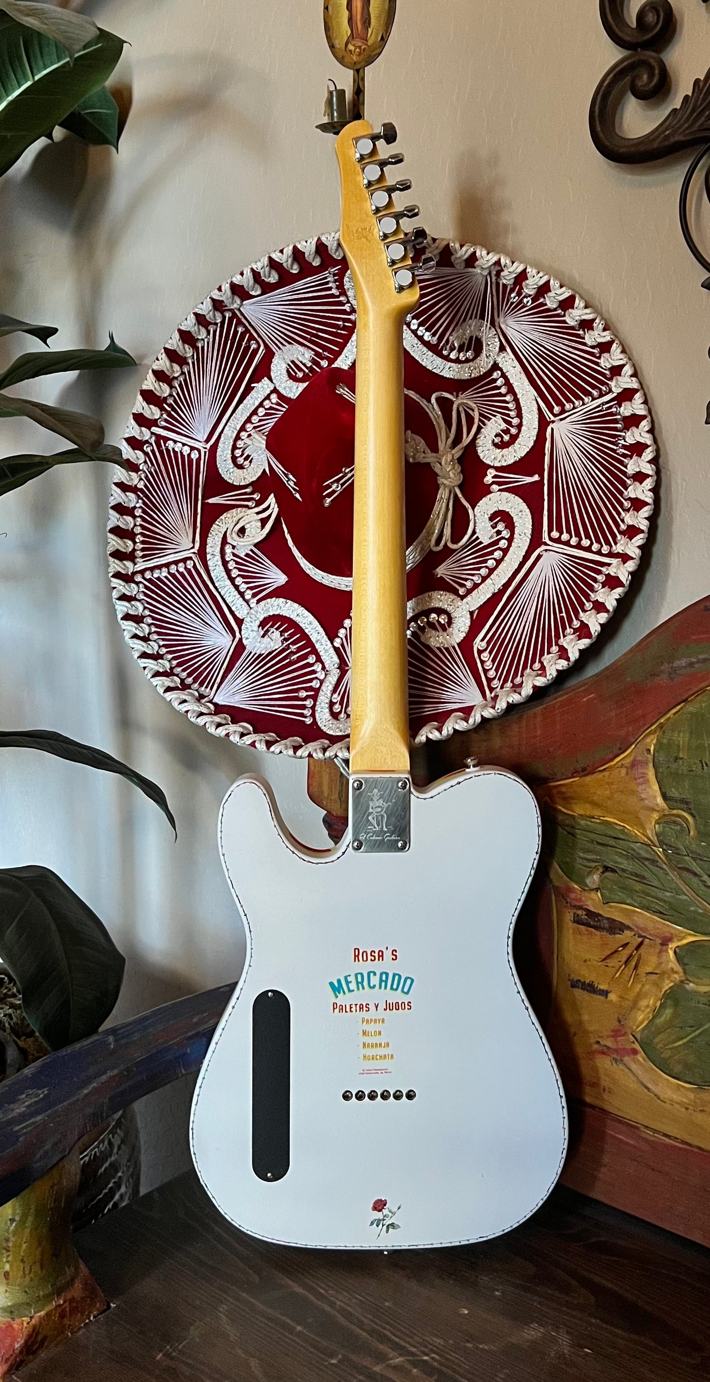 El Cabron™ Guitars Two Pickup T-Style "Rosa Maria"