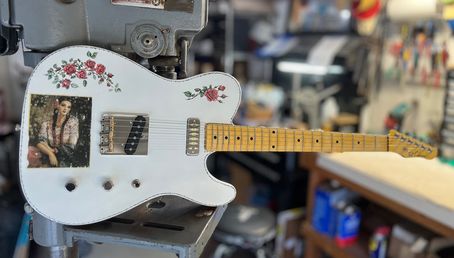 El Cabron™ Guitars Two Pickup T-Style "Rosa Maria"