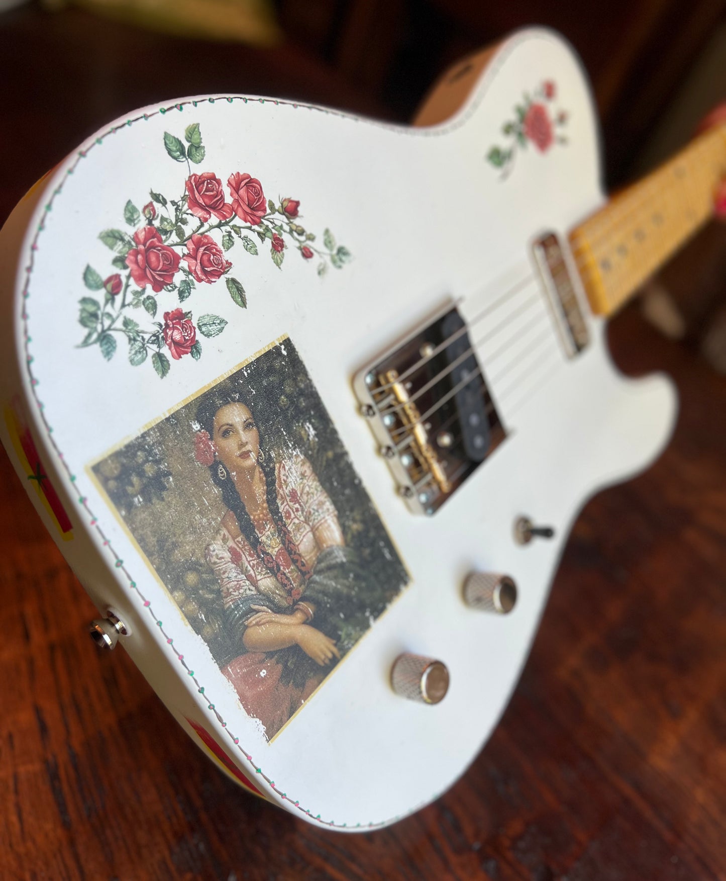 El Cabron™ Guitars Two Pickup T-Style "Rosa Maria"