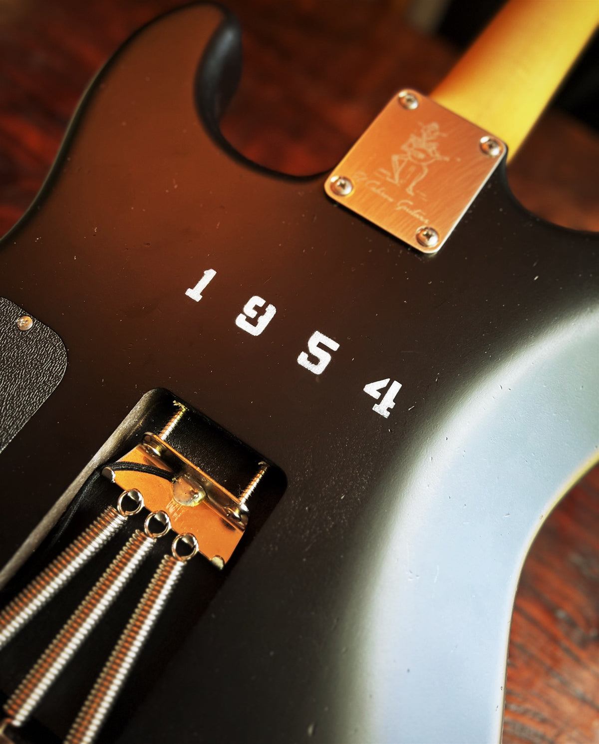 El Cabron™ Guitars Custom S-Style "Corporate" Black