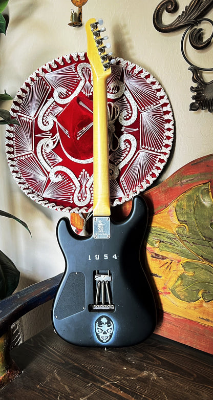 El Cabron™ Guitars Custom S-Style "Corporate" Black