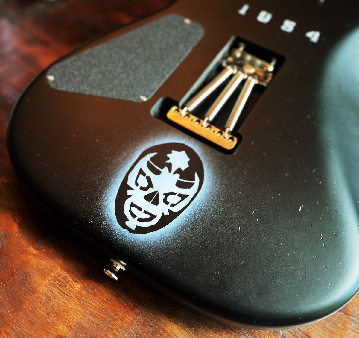 El Cabron™ Guitars Custom S-Style "Corporate" Black