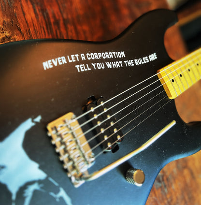 El Cabron™ Guitars Custom S-Style "Corporate" Black