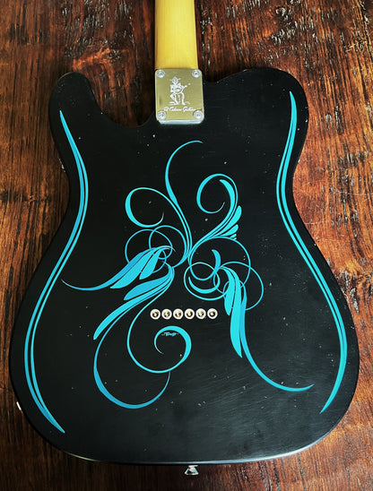 El Cabron™ "Teal Pinstripe" Custom Esquire