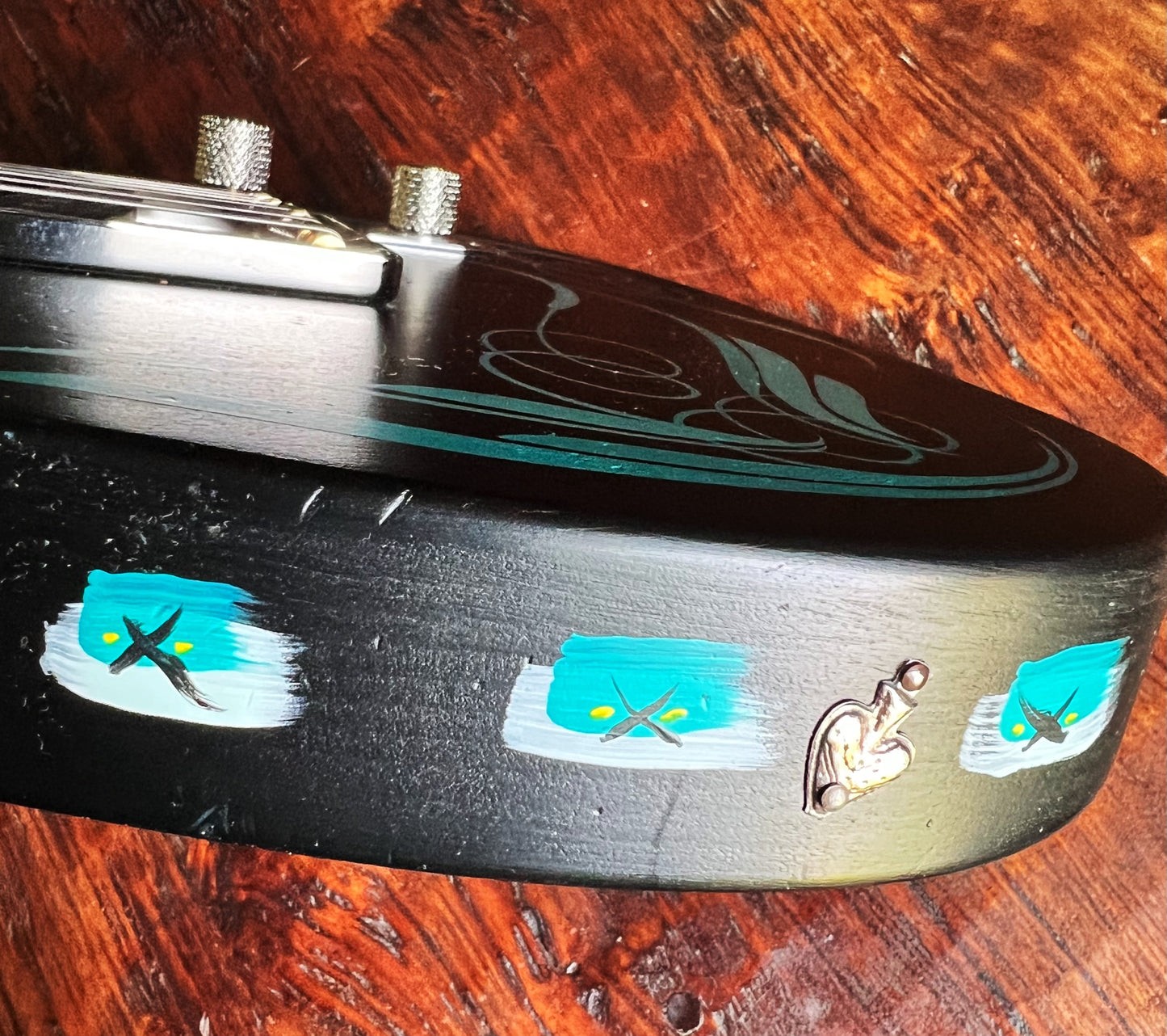 El Cabron™ "Teal Pinstripe" Custom Esquire